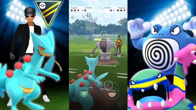 Shiny Sceptile is a smooth operator in Ultra GO Battle League Pokemon GO смотреть онлайн