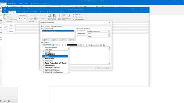 Outlook Email Signature смотреть онлайн