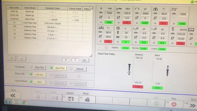 Диагностика форсунки Denso 1465A054 на стенде смотреть онлайн