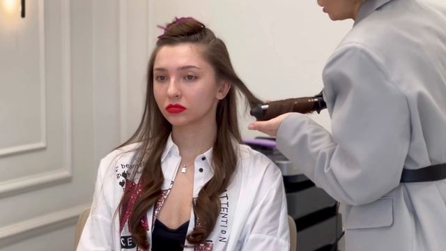 Укладка длинных волос утром смотреть онлайн