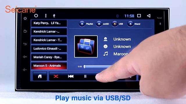 Android 6.0 2005-2011 Kia Rio Radio GPS Navigation Head unit with Touch Screen Aux смотреть онлайн
