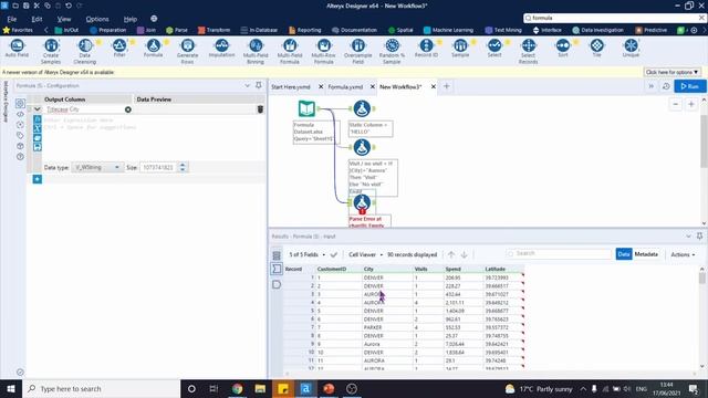 How to in Alteryx in 5: Formula Tool смотреть онлайн