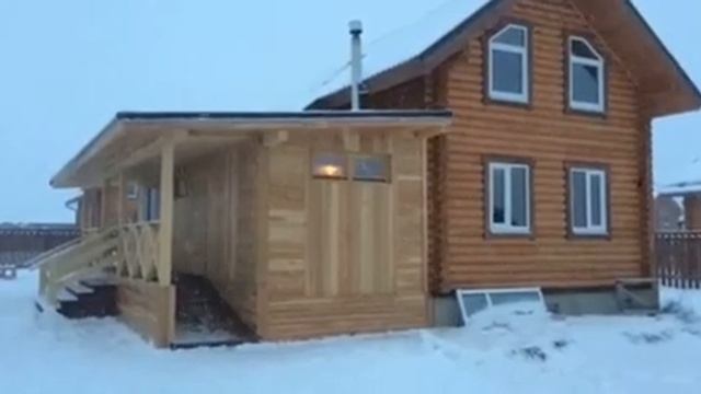 Русская баня в каркасной пристройке к срубу. смотреть онлайн