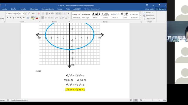 MATEMÁTICAS: comerciales sociales. Realimentación Mundo de las cónicas. Propiedades. Aplicaciones. смотреть онлайн