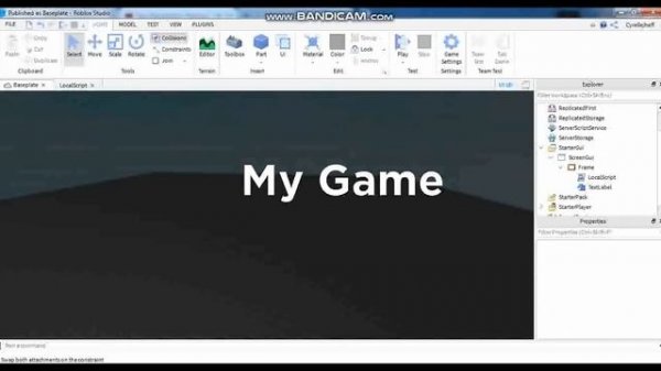 How to make a Menu screen Gui /Roblox Studio