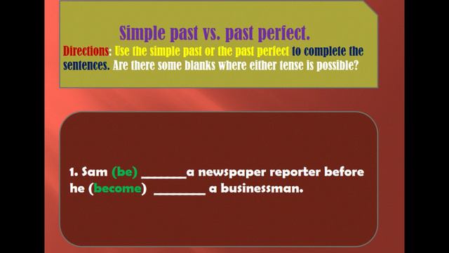 |الماضى التام ,والماضى البسيط\past perfect VS PAST SIMPLE\ after and before with past perfect смотреть онлайн
