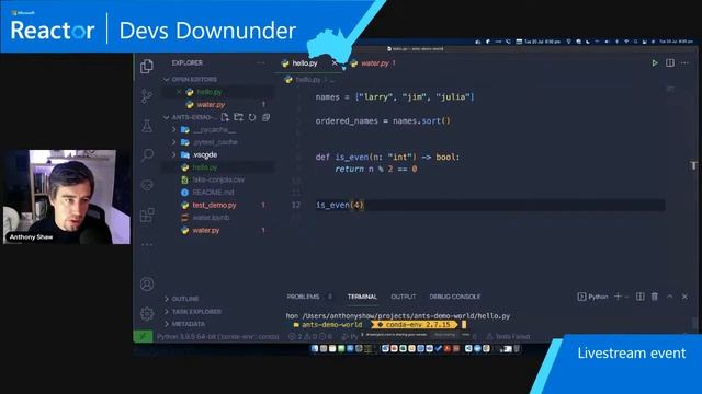 Devs Downunder - Visual Studio Code for Python Developers смотреть онлайн