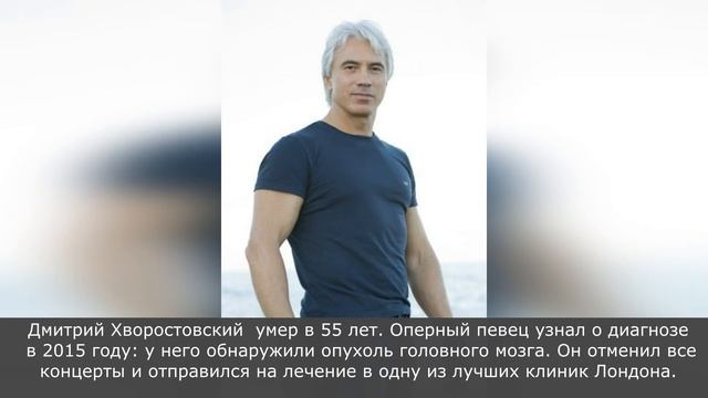 Они умерли от рака...