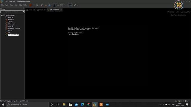 How to Installation EVE-NG on VMware workstation 16 pro. смотреть онлайн