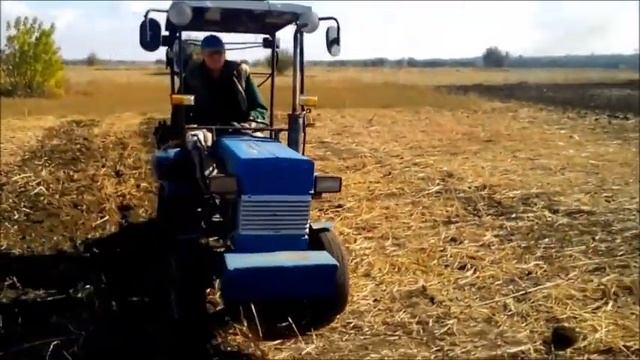 Кто кого Мототрактор или Мотоблок? Фрезеровка земли, мототрактор , фреза на мототрактор смотреть онлайн