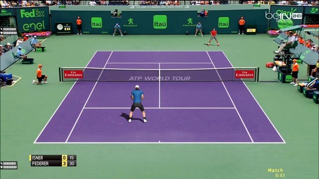 Tennis Elbow 2013 - John Isner vs Roger Federer - PC Gameplay смотреть онлайн