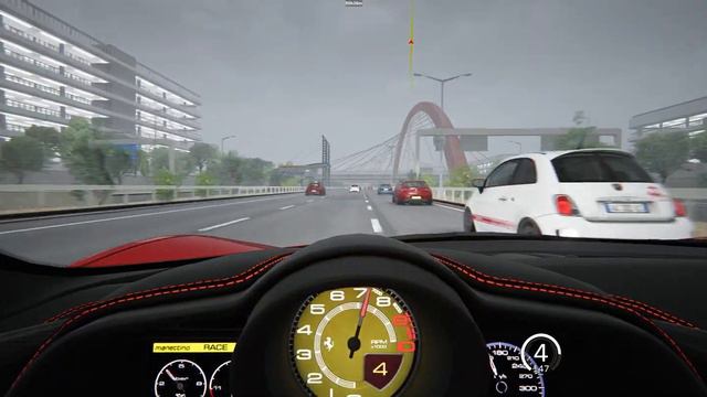 Heavy Traffic | SRP Assetto Corsa | 4K Max Graphics Gameplay | Assetto Corsa NoHesi