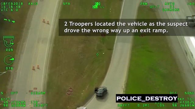 Задержание полицией США: Texas #Police Helicopter Video смотреть онлайн