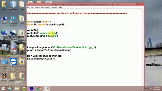 How to set background image in tkinter in Python in (Hindi)#3 by ikram смотреть онлайн
