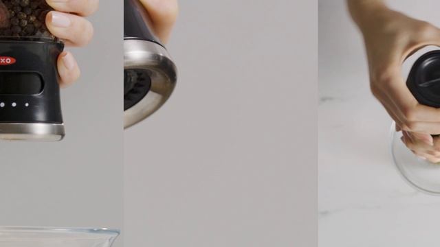 OXO Accent Mess-Free Salt and Pepper Grinder Set смотреть онлайн