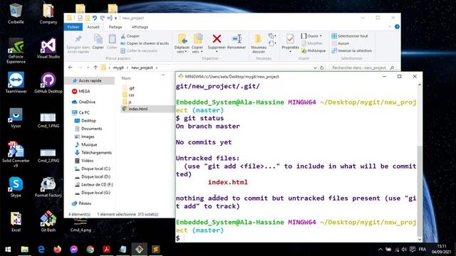 #13 : Course Git && Github | Move Files From The Working Directory To The Git Staging Area | Git Ad смотреть онлайн