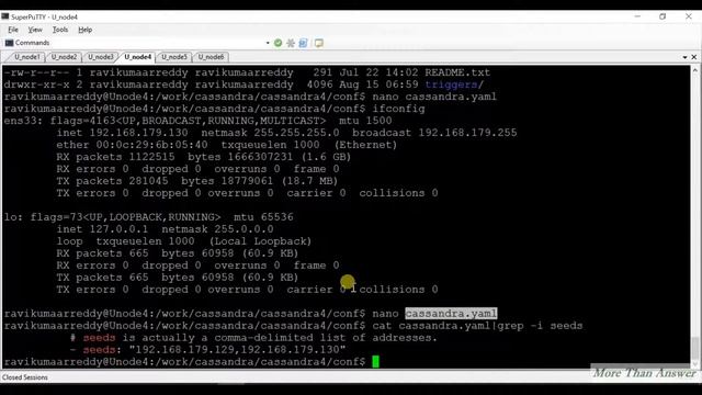Cassandra JMX Authentication and Cluster Setup смотреть онлайн
