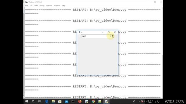 Spinbox in python part 4 смотреть онлайн