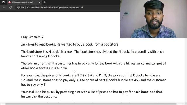 IDP Level 1 Easy Problem -2 Question 20 marks question | python code explained by shiva prasad m смотреть онлайн