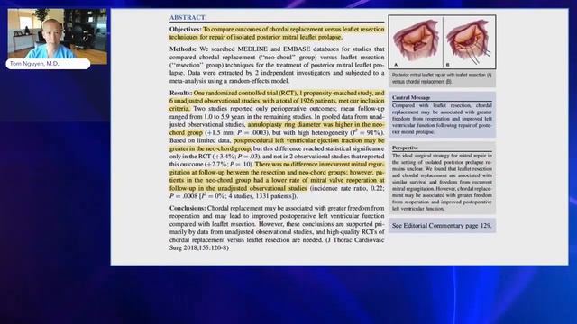 Mitral Valve Repair Using Chords — A Case-Based Discussion смотреть онлайн