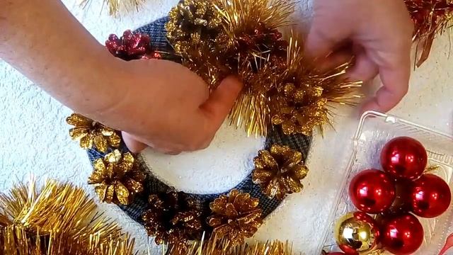 Поделки к новому году своими руками. Декоративная подставка под бутылку шампанского. 2020 г. DIY смотреть онлайн