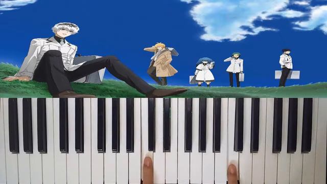 Tokyo Ghoul:re OP - asphyxia (Piano Tutorial) смотреть онлайн