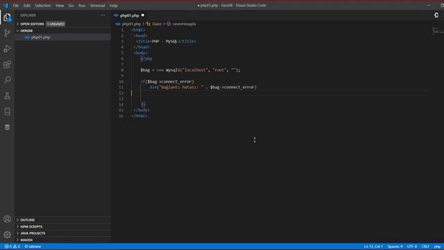 WP 08.01.01 PHP - MySQL: Veritabanına Bağlantı смотреть онлайн