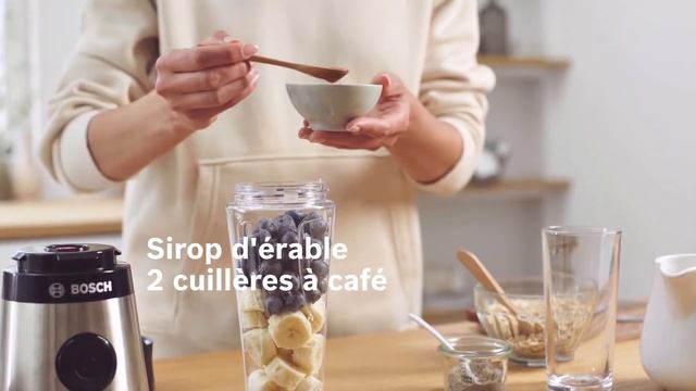 Blender VitaPower Série 2 de Bosch : 3 recettes de smoothies смотреть онлайн