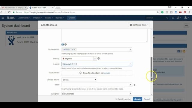 Creating an Issue - Jira Tutorial 3 смотреть онлайн