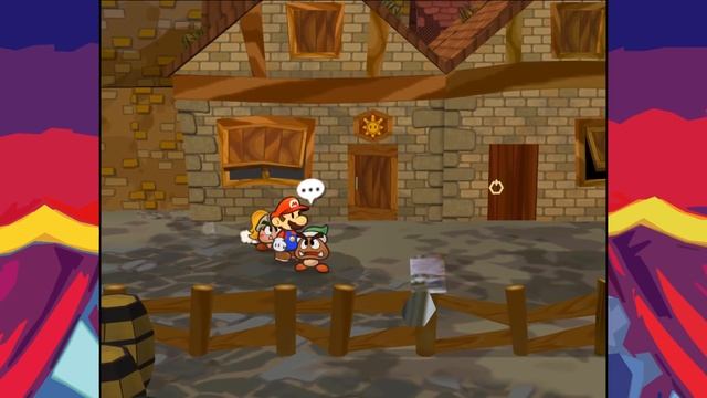 Paper Mario The Thousand Year Door Part 1 TREASURE MAP FROM PEACH Gameplay Walkthrough смотреть онлайн