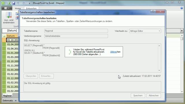 PowerPivot für Excel 2010 - Große Tabellen verknüpfen - Teil 10 смотреть онлайн