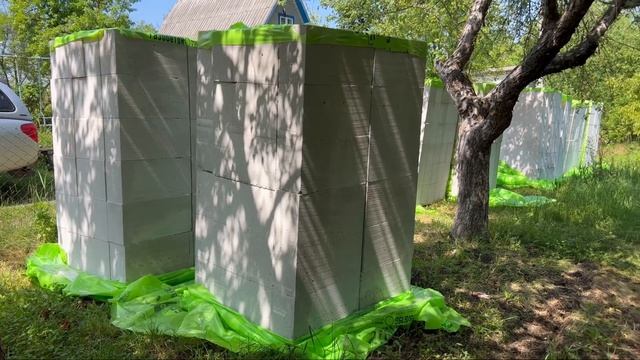 О газоблоке  , хранение на площадке  до начала кладочных работ
