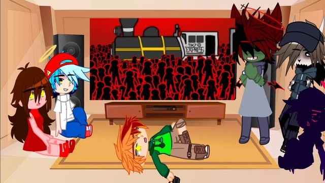 fnf react to tricky army vs corruption army||Nual смотреть онлайн