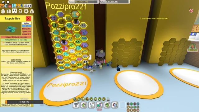 ЧТО НУЖНО ДЛЯ ГОЛУБОЙ ПЫЛЬЦЫ В Bee Swarm Simulator смотреть онлайн