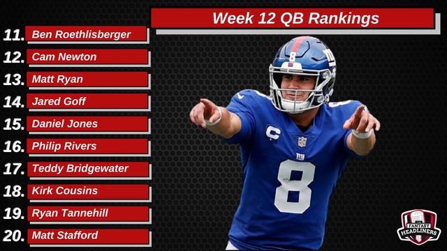 2020 Fantasy Football Rankings - Top 20 Quarterbacks in Fantasy Football - Week 12 смотреть онлайн