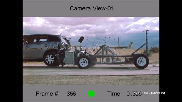 2015-2020 Mitsubishi Outlander FMVSS 301 Rear Crash Test смотреть онлайн