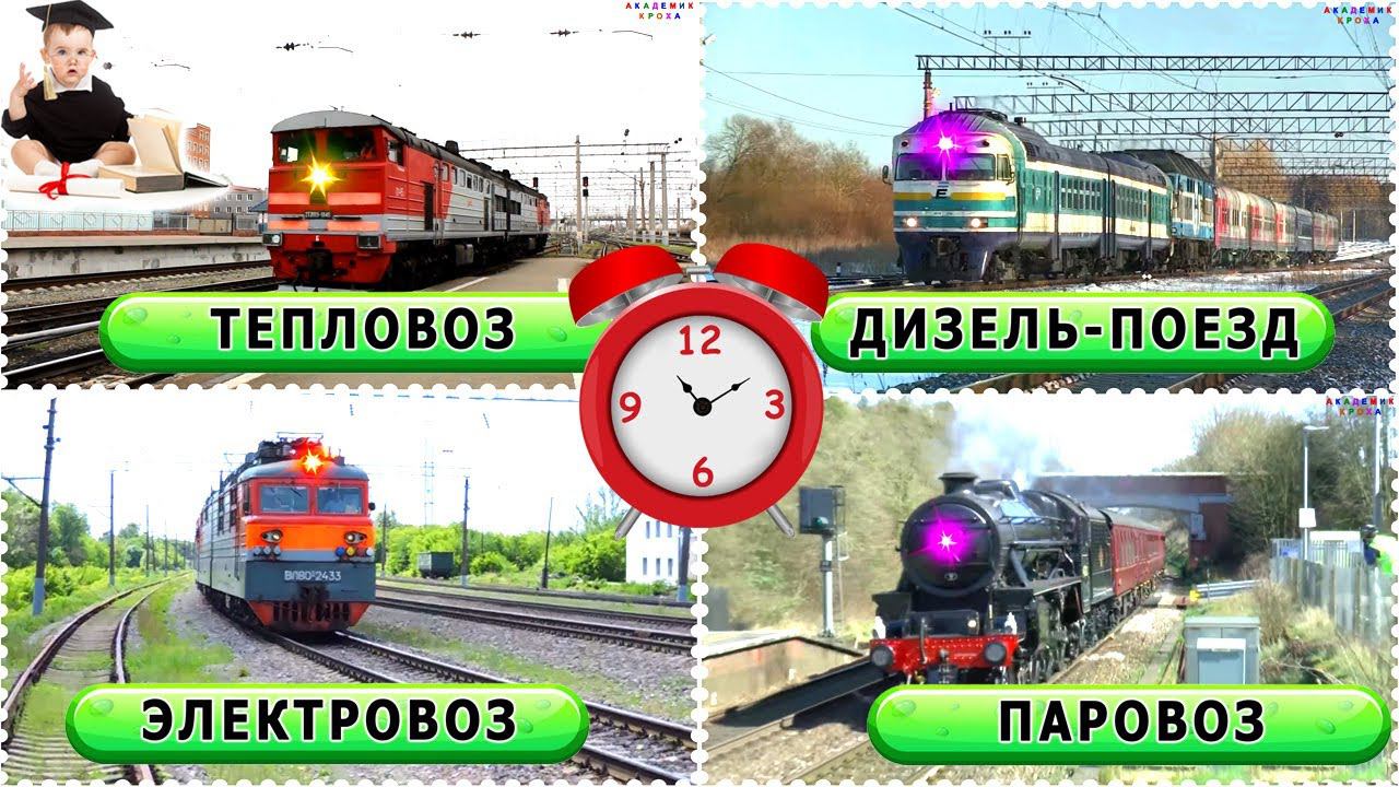 Угадайка с Академиком Крохой | Путешествие в мир поездов! смотреть онлайн