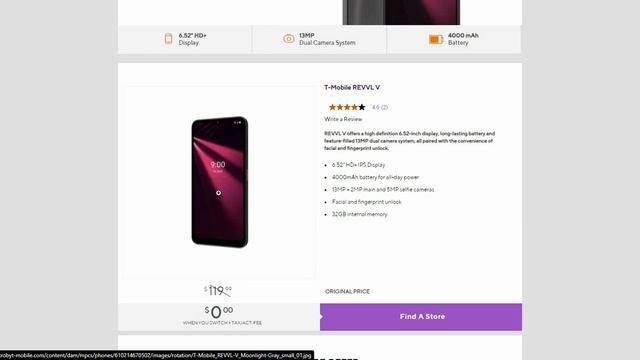 T-Mobile REVVL V | Metro™ by T-Mobile смотреть онлайн