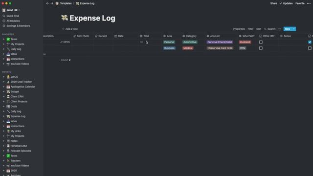 How To Create an Expense Tracker Log in Notion - Notion Tutorial смотреть онлайн