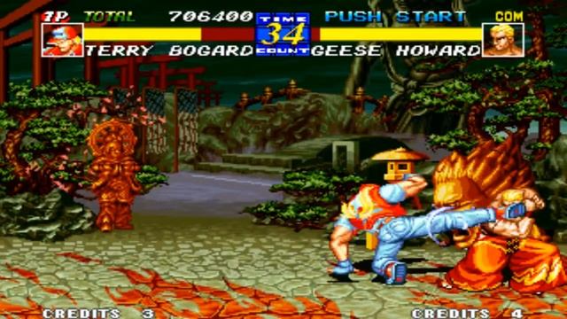 Fatal Fury 3: Road to the Final Victory (Neogeo) Terry Playthrough смотреть онлайн