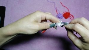 Роза вязаная спицами. ?