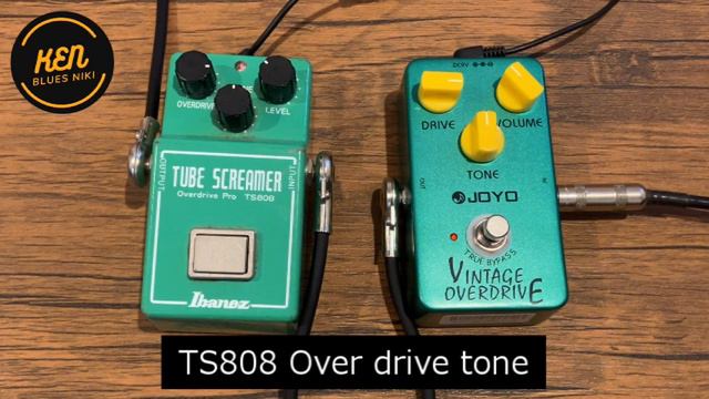 JOYO Vintage Overdrive JF-01 VS Ibanez Tubescreamer Overdrive Pro TS808 смотреть онлайн