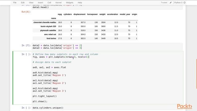 Data Visualization Recipes with Python and Matplotlib 3: Drawing Subplots | packtpub.com смотреть онлайн