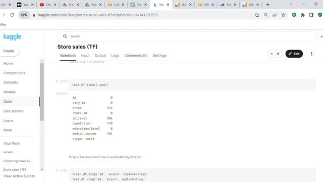 Code review: Predict store sales using a Keras Tensorflow linear model смотреть онлайн