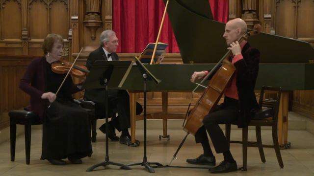 JS BACH SONATA No.4 in C MINOR for violin, harpsichord, cello - BWV 1017 Allegro смотреть онлайн