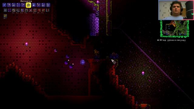 Terraria Expert мир #29: Арена на Плантеру железнодорожная.mkv