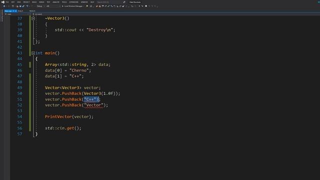 VECTOR/DYNAMIC ARRAY - Making DATA STRUCTURES in C++ смотреть онлайн