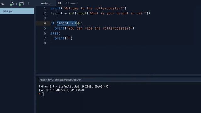 Control Flow with if / else and Conditional Operators смотреть онлайн