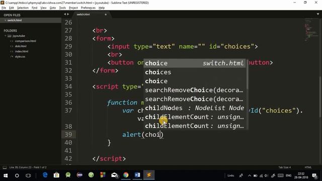 JavaScript Tutorial in Hindi Part 7: Switch Statement in JavaScript in Hindi | Switch Case in JS смотреть онлайн